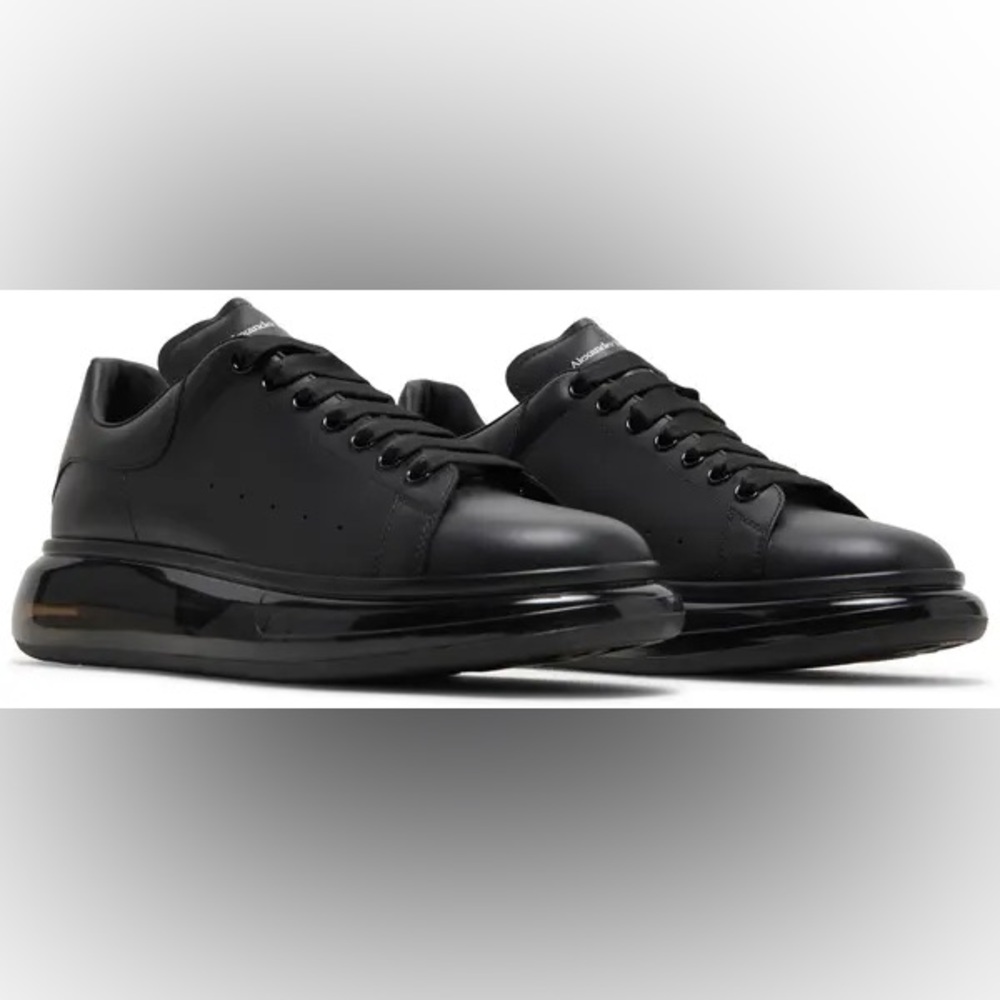 Alexander McQueen Oversized Sneaker 'Clear Sole - Black' men’s 43 1/2 (10.5 US)